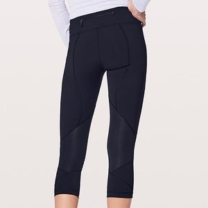 lululemon Pace Rival Crop Blk